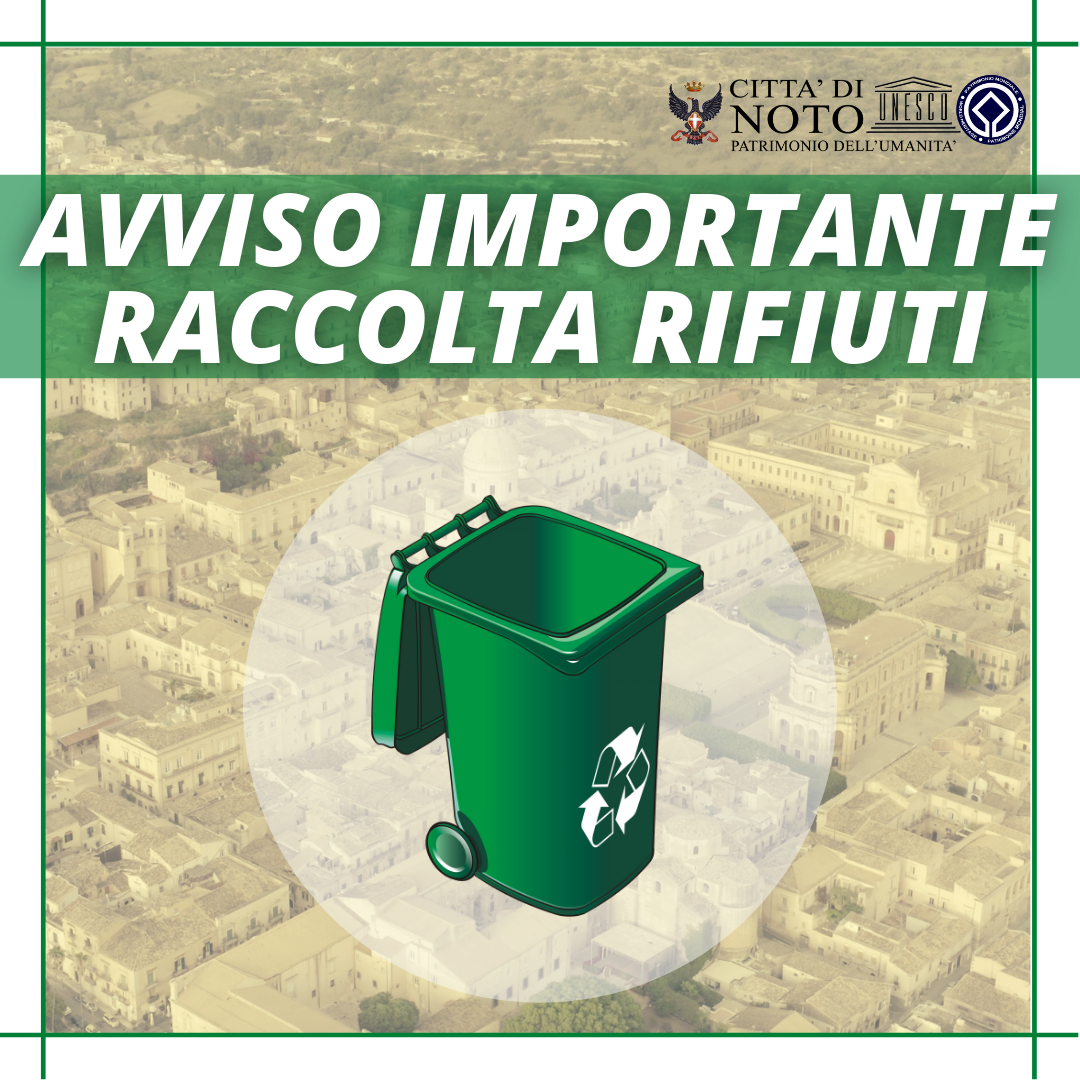 ❗avviso importante sulla raccolta dei rifiuti urbani domani 30 luglio❗