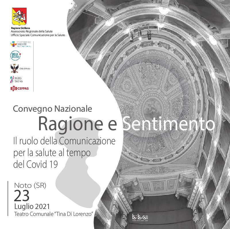 A Noto il convegno nazionale “Ragione e Sentimento: il ruolo della comunicazione per la salute ai tempi del Covid 19"