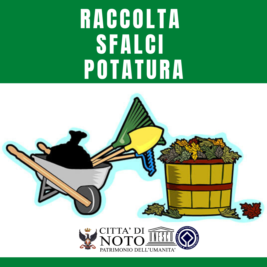 Ritiro sfalci potatura nelle contrade san lorenzo, reitani, spinazza