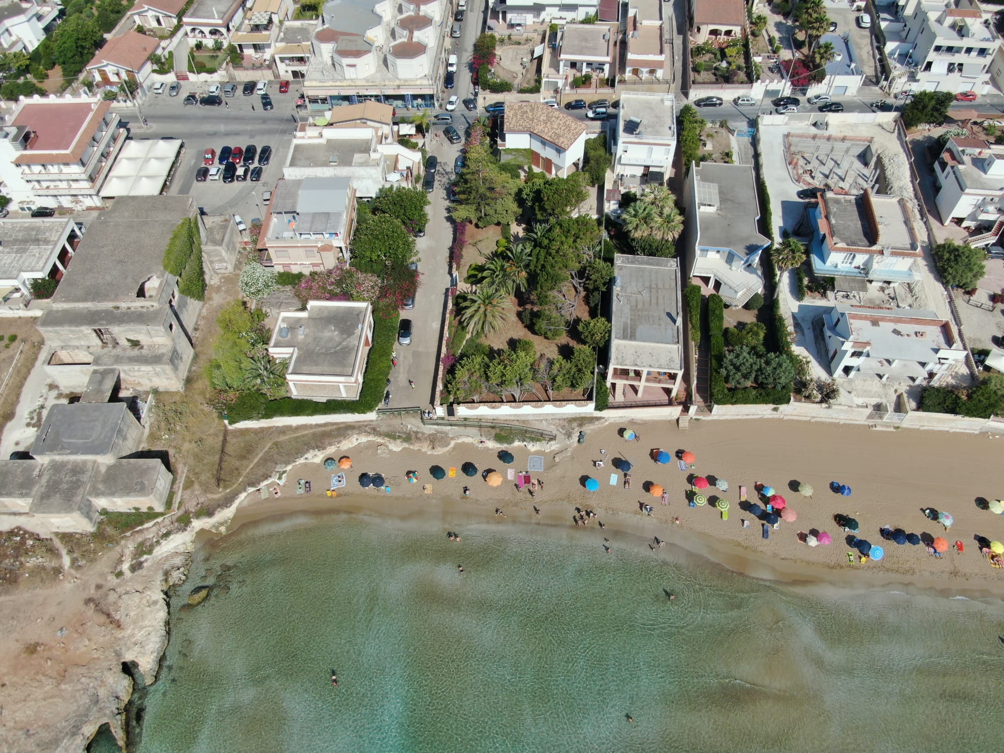 Controlli dall'alto sulle spiagge di Noto