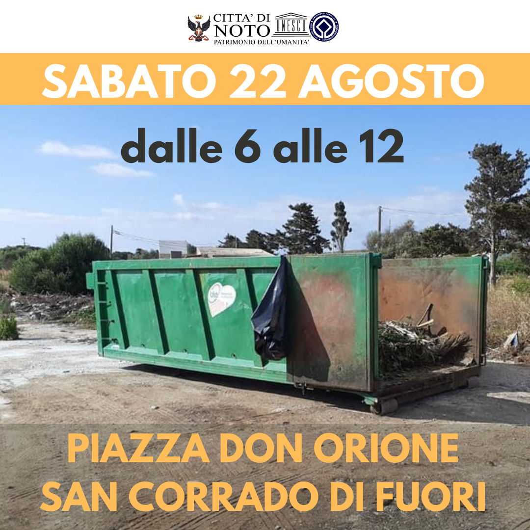 IMPORTANTE: Avviso per i residenti di San Corrado di Fuori e zone limitrofe
