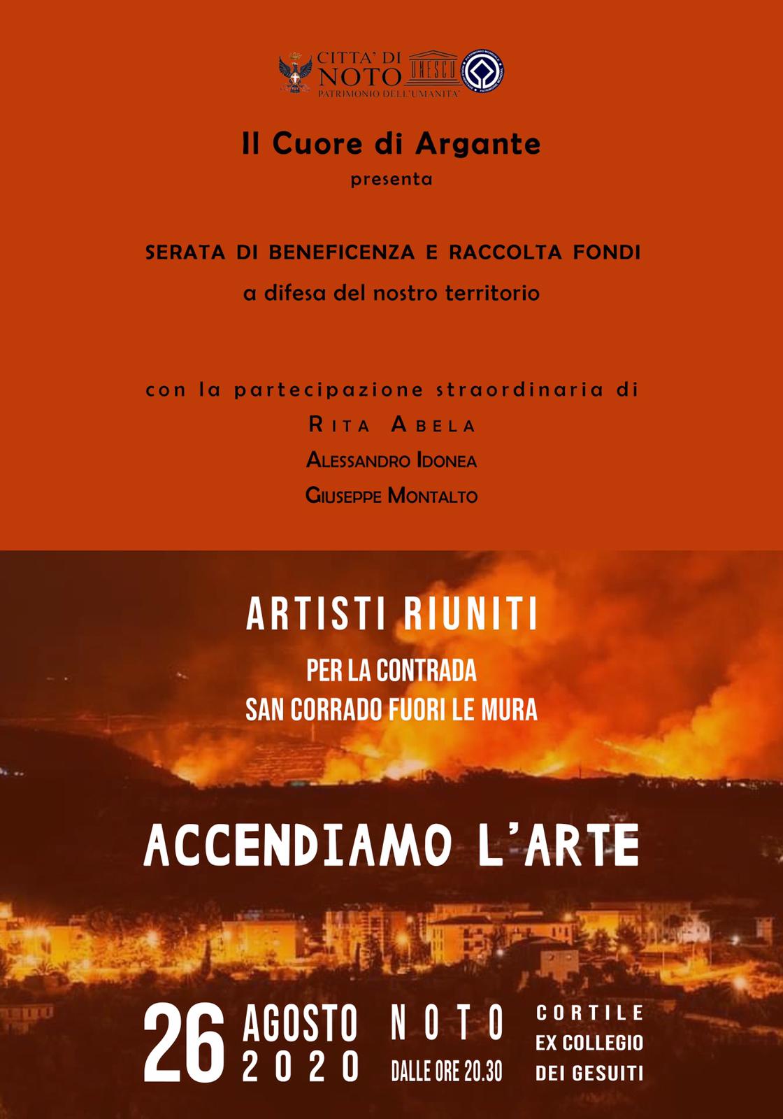 "Bruciamo d'Amore", oggi lo spettacolo de Il Cuore di Argante per lanciare la raccolta fondi in favore di San Corrado di Fuori