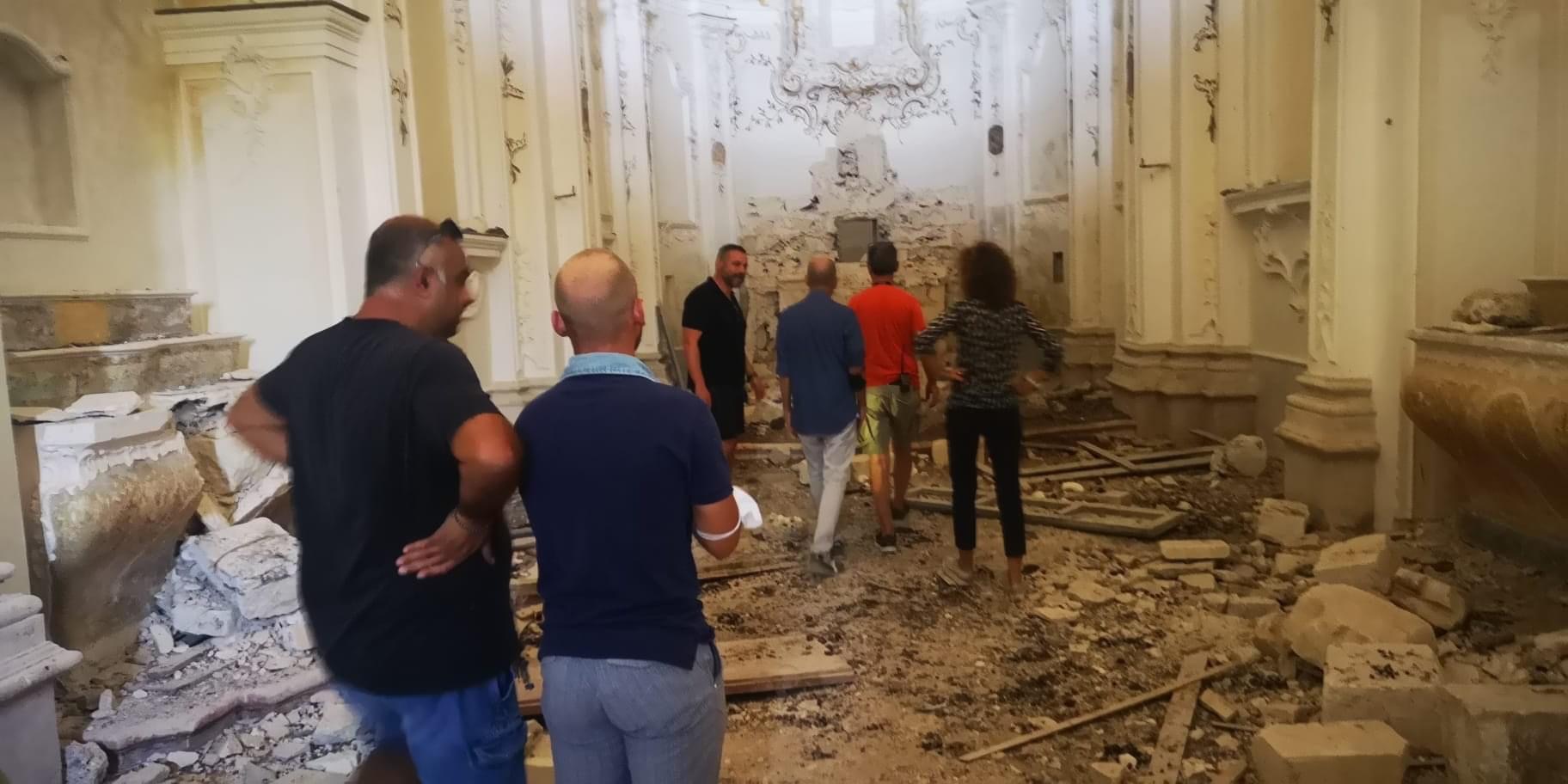 Noto Antica, ieri sopralluogo con Officine Culturali
