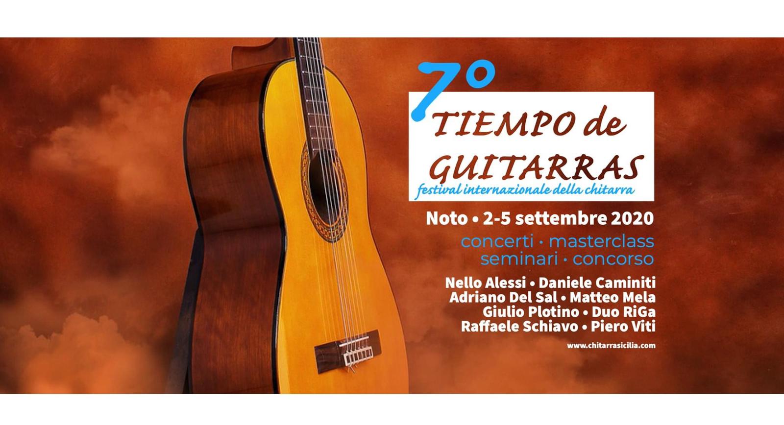 Tiempo de Guitarras, il programma completo della 7^ edizione che partirà il 2 settembre