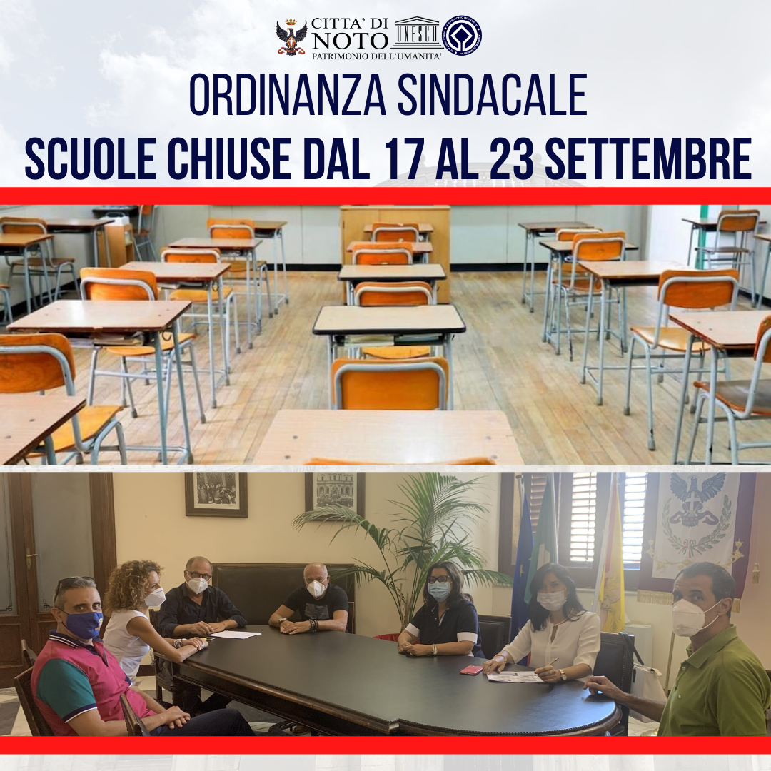 Scuole chiuse dal 17 al 23 settembre, da domani le operazioni di disinfestazione e derattizzazione negli istituti comprensivi