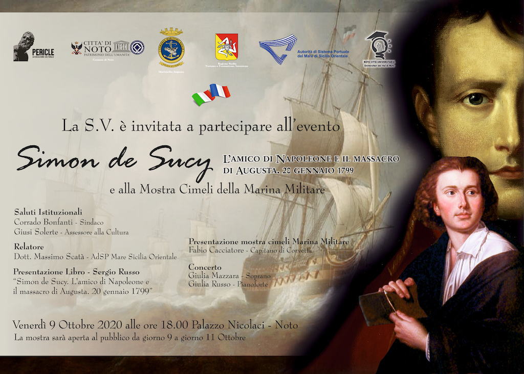 Venerdì 9 ottobre a Palazzo Nicolaci la presentazione del libro dedicato a Simon de Sucy - Inizio ore 18:00