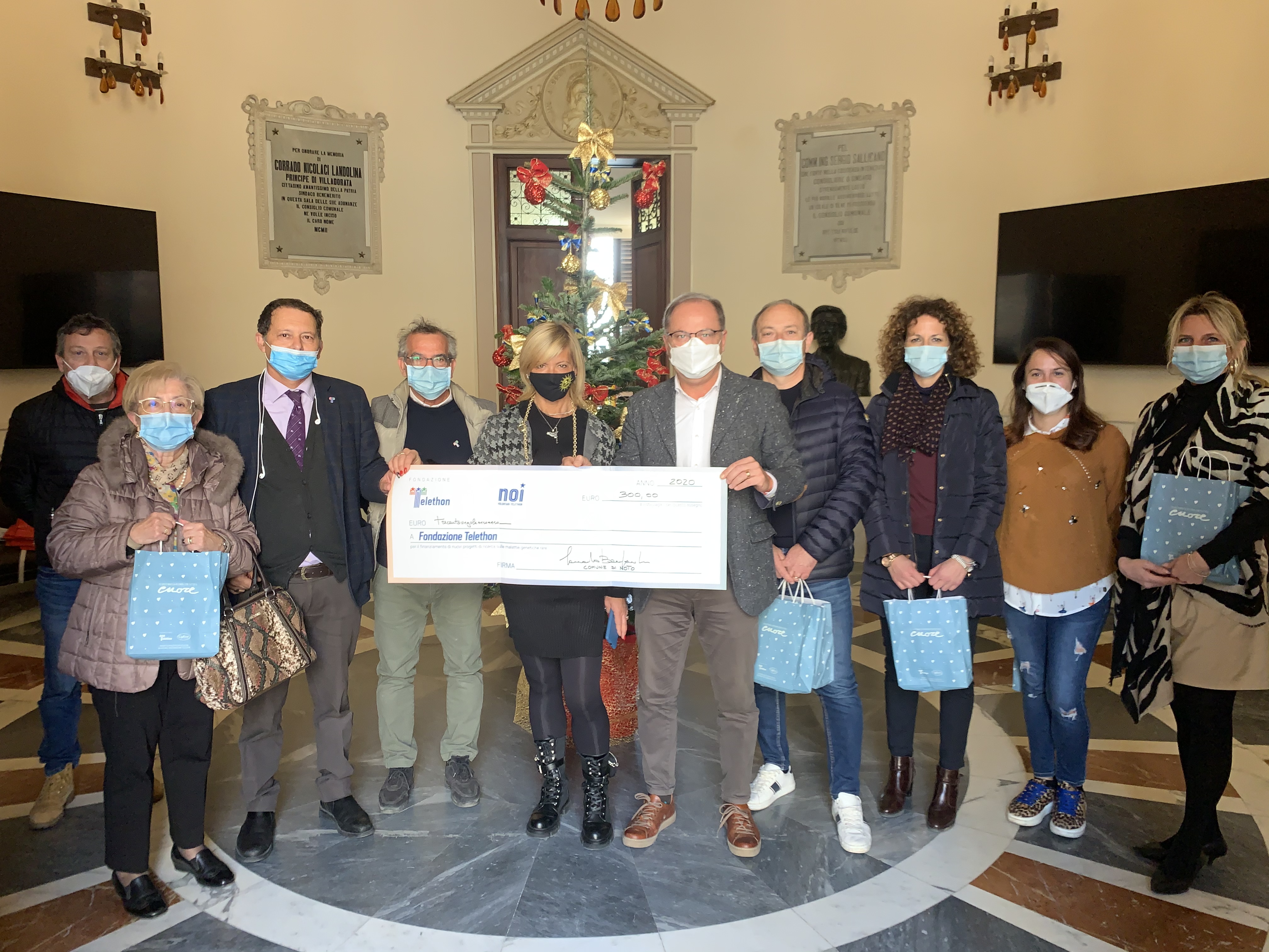 Il Comune di Noto sostiene la fondazione Telethon