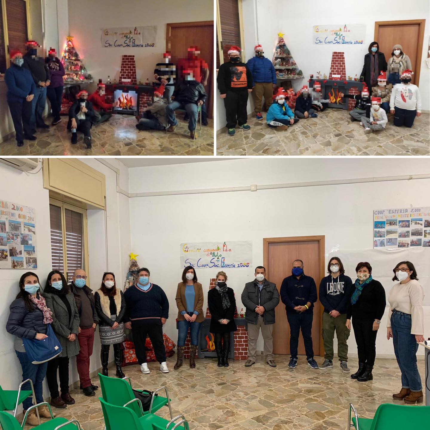 "Io rinasco con voi", gli auguri di Natale degli iscritti al Centro Pda del Comune 