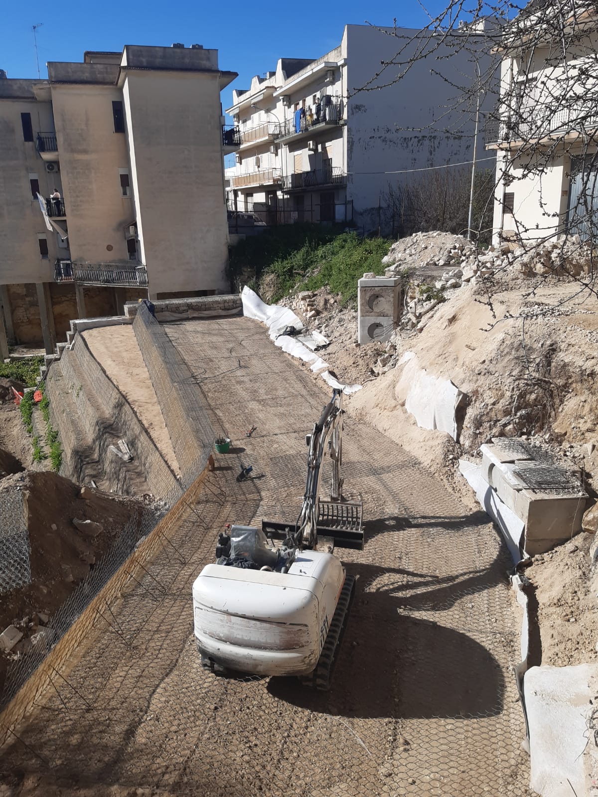Cominciati i lavori di consolidamento del vallone Coffitelle