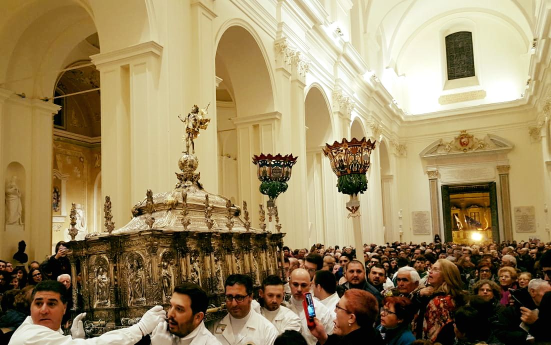 Da domani 13 febbraio l’arca di San Corrado sarà esposta in Cattedrale
