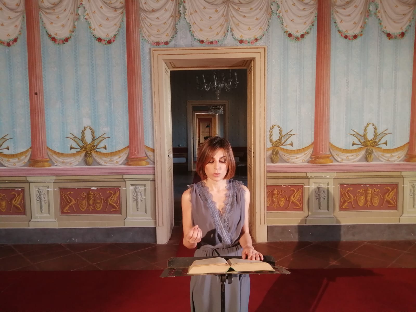 (VIDEO) "Dante Nostro Contemporaneo" il percorso continua: Manuela Ventura  ha interpretato il XIII canto del Purgatorio