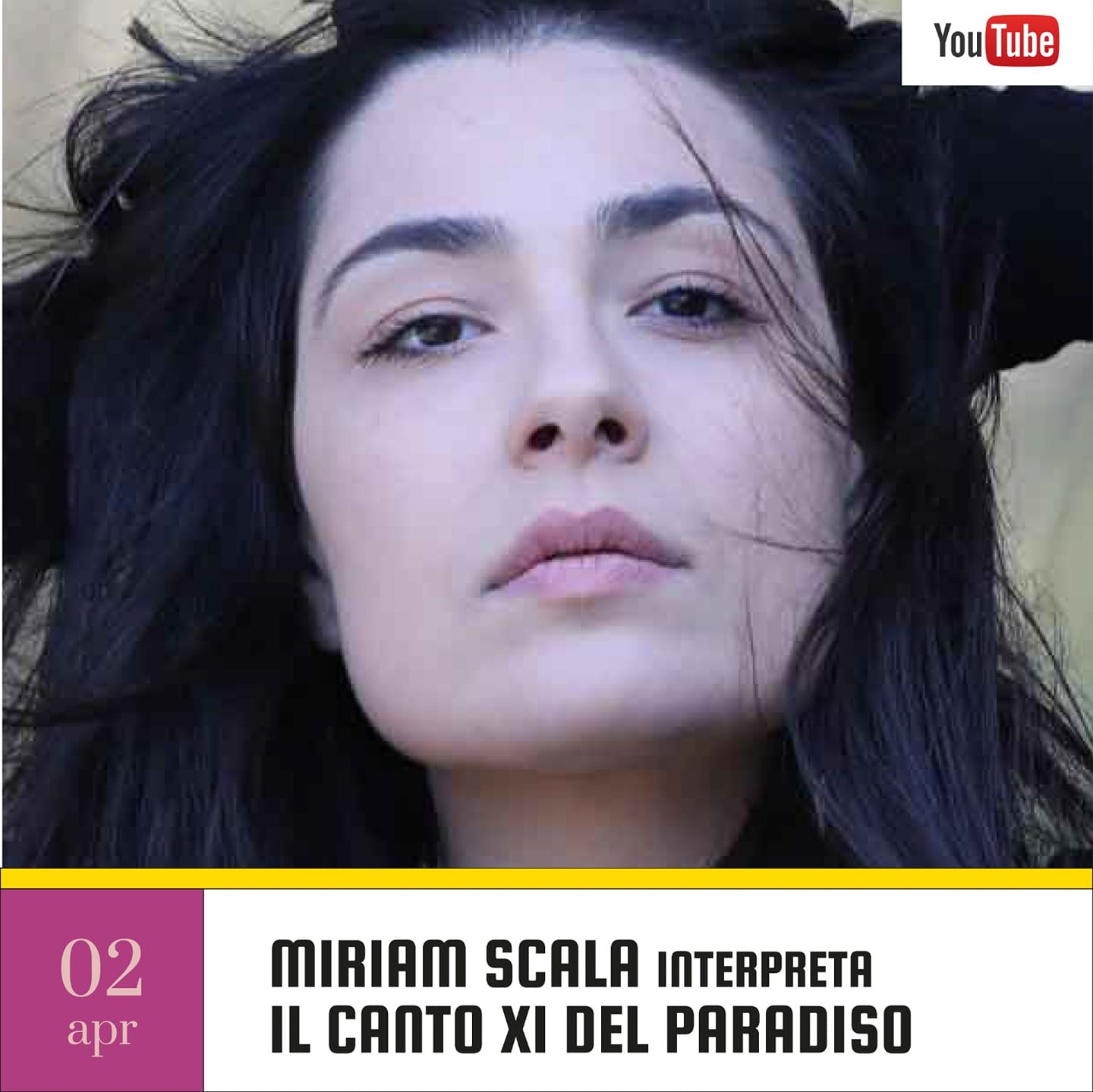 "Dante Nostro Contemporano", siamo arrivati al Paradiso: venerdì in scena Aurora Miriam Scala