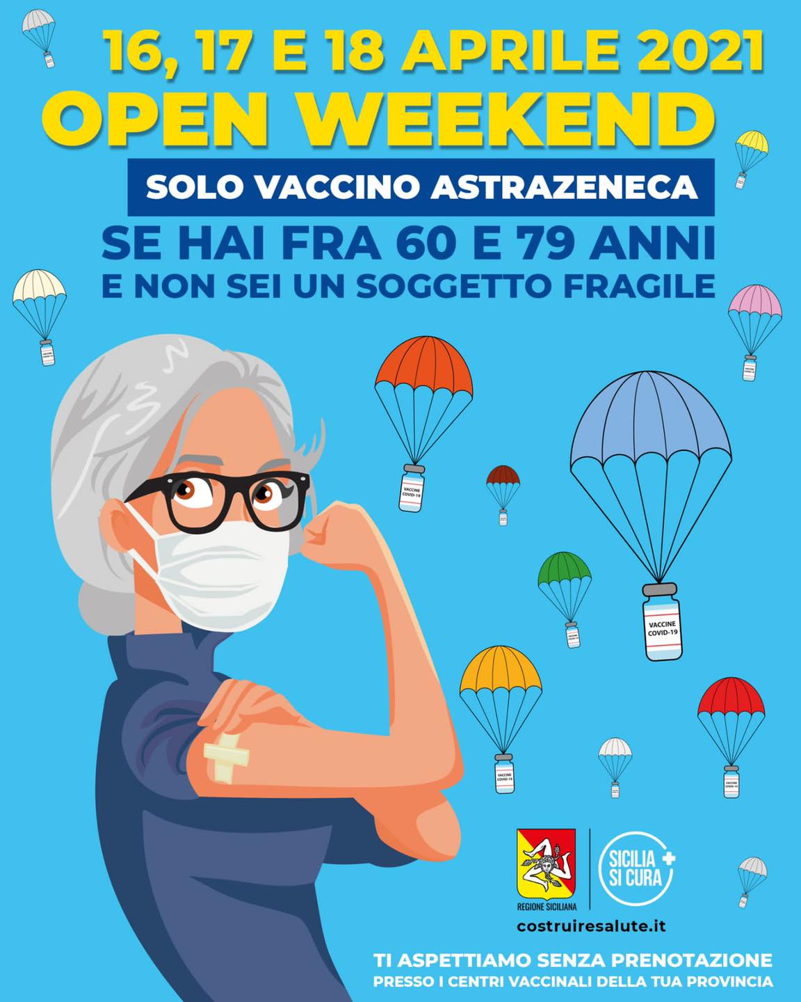Al Trigona di Noto 3 giorni di vaccinazioni, senza prenotazioni a partire da 60 anni di età 