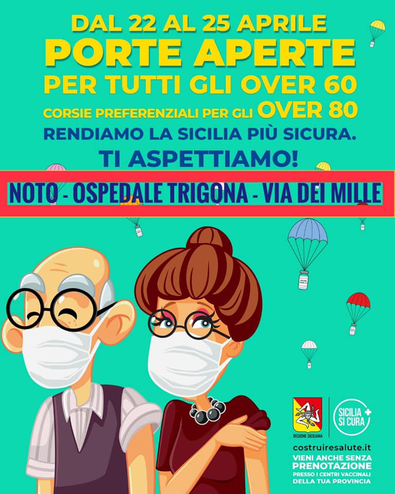 (importante) vaccini, porte aperte al trigona per tutti gli over 60 che potranno vaccinarsi senza prenotazione