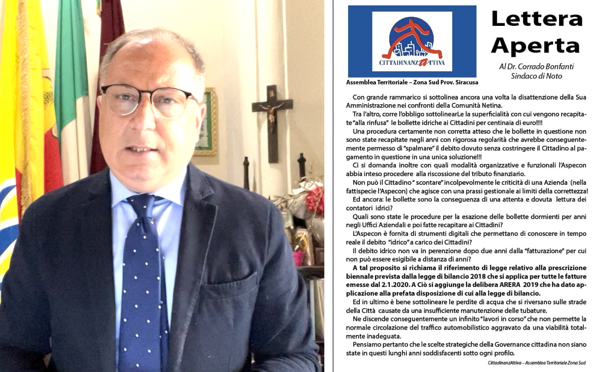 Aspecon, il sindaco Bonfanti risponde alla lettera aperta di Cittadinanza Attiva