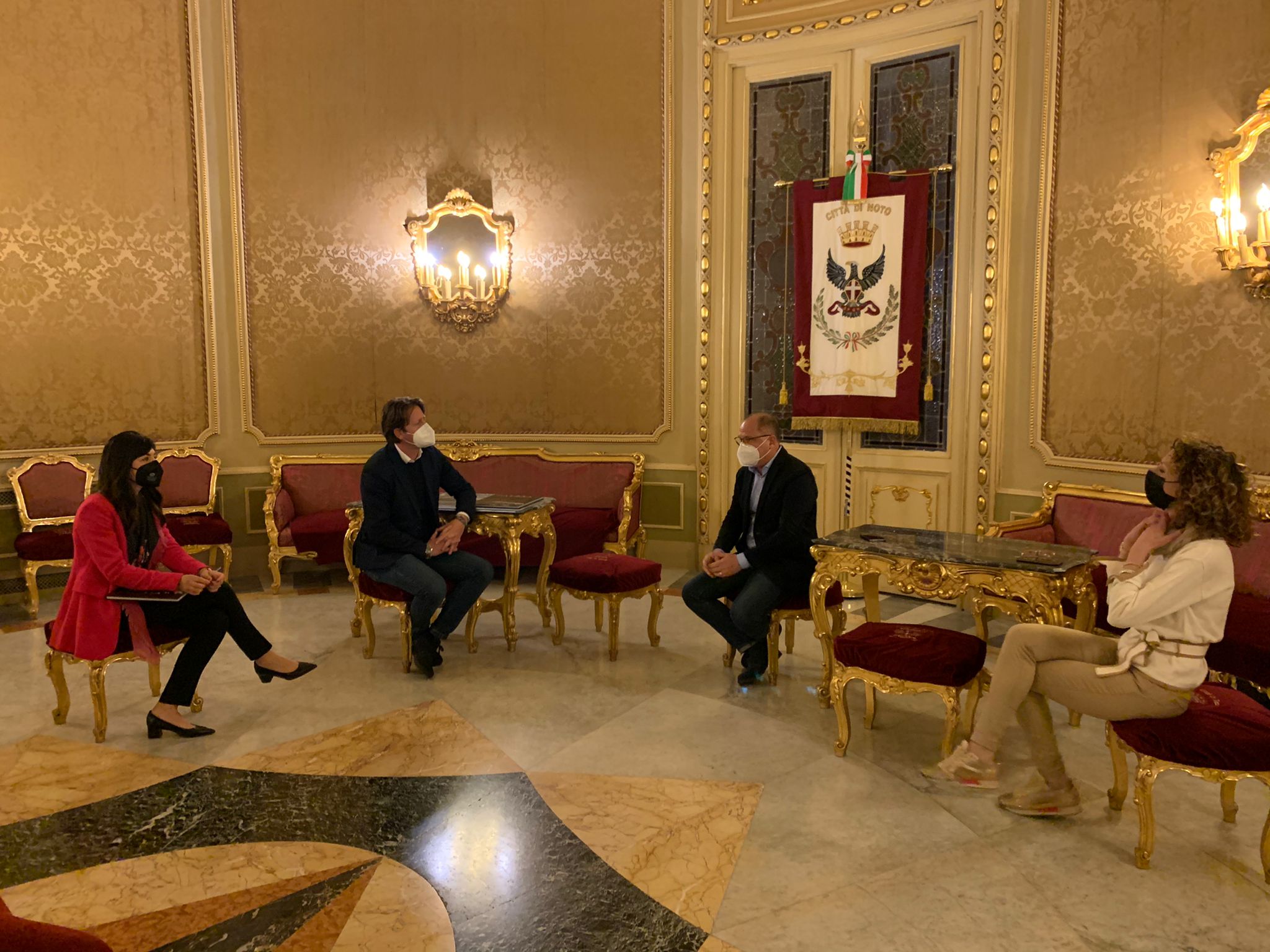 Turismo e impiantistica sportiva gli argomenti trattati durante la visita dell'assessore regionale Manlio Messina
