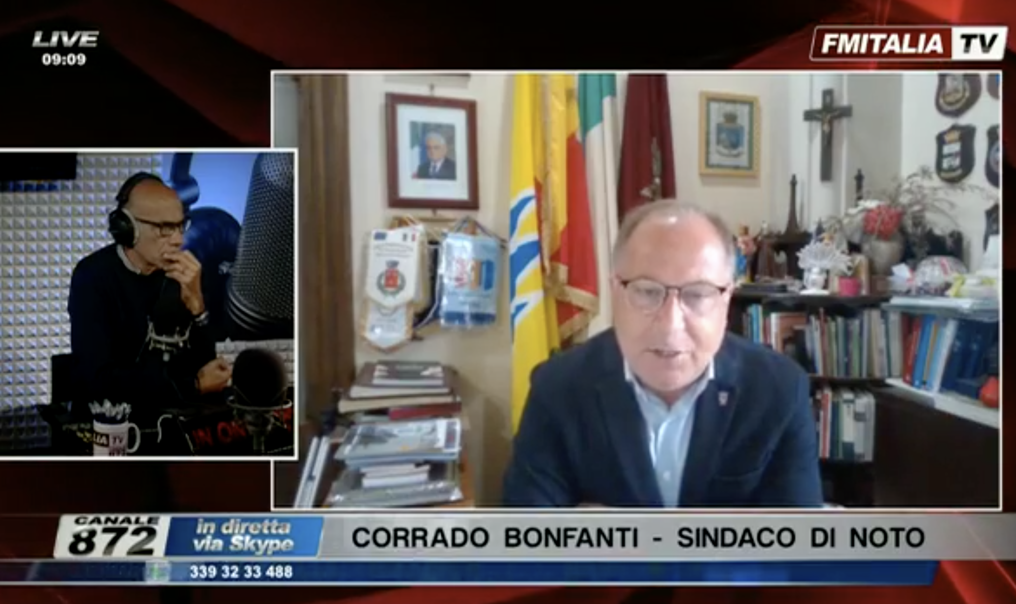 (VIDEO) Ripartenza, controlli, contagi e Infiorata: il sindaco Bonfanti intervistato su FmItalia