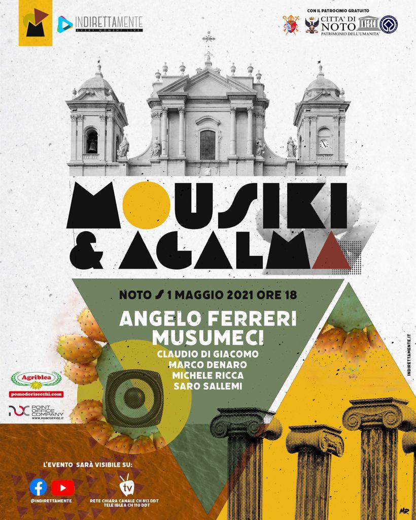 (VIDEO) L'1 maggio diretta streaming con MOUSIKI & AGALMA - NOTO MUSIC FESTIVAL